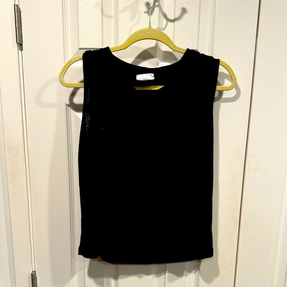 LNA Tops - LNA brand Black cut out collar tank top